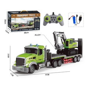 Trasmettitore a Doppio Controllo SINO per <span class=keywords><strong>2</strong></span> Auto, Scala 1:12, 11 Canali, Set Camion R/C con Rimorchio ed Escavatore, <span class=keywords><strong>2</strong></span>.4GHz - Product Image 5