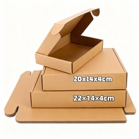 Cajas de Envío de Cartón Corrugado Reciclable con Impresión Grande, Diseño de Logotipo/Gráfico Personalizado en Relieve para Embalaje de Regalos