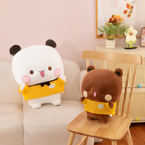 Poupée en peluche Angela Yier Bubu <span class=keywords><strong>Lala</strong></span> Panda, poupée de dessin animé, coussin pendentif en peluche, cadeau d'anniversaire, rembourrage en coton PP - Product Image 4