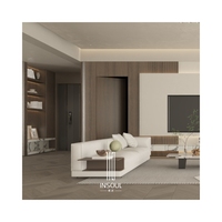 Puerta WPC elegante y discreta para villas y espacios comerciales Diseño clásico moderno Función impermeable para apartamentos