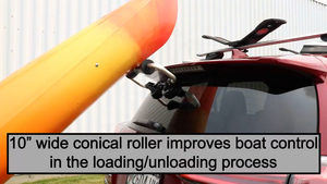 ตัวช่วยรับน้ำหนักบนหลังคาเรือคายัคแบบลูกกลิ้งสำหรับรถ SUV ปรับได้ - Product Image 4