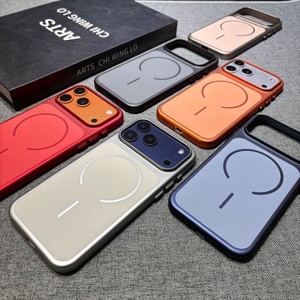 เคสโทรศัพท์มือถือแบบแข็งแม่เหล็กสำหรับ iPhone 17air 16 15 14 13 Pro Max ป้องกันแรงกระแทก ผิวด้าน - Product Image 3