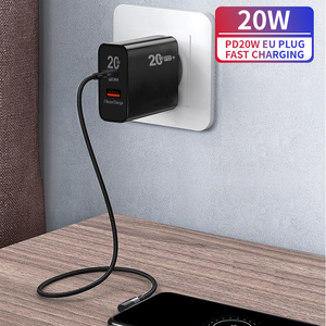 Chargeur rapide portable pour accessoires de téléphone, vente chaude, adaptateur de charge rapide <span class=keywords><strong>USB</strong></span> de type C, prise murale <span class=keywords><strong>multiple</strong></span> pour voyage, prise UE - Product Image 3