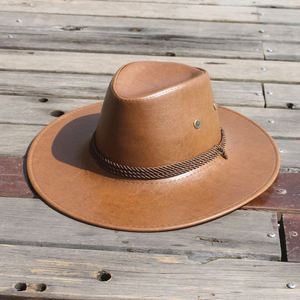 Cowboy <b>Hats</b> Wholesale 2014 Best Selling Mexican Leather Evergrowing Four Seasons <b>Adults</b> CH-007 Female Plain OEM - Product Image 3
