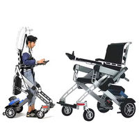 Andador Eléctrico Plegable de Acero Multifuncional de Clase II para Rehabilitación y Entrenamiento de Marcha