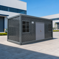 Bureau Modulaire Personnalisable en Conteneur, Maison Préfabriquée Démontable pour Entreprise, Jardin et Cabine de Garde de Chantier