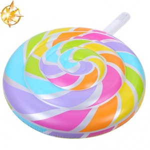 Mùa hè Đảng Inflatable thoải mái Lollipop bãi biển hồ bơi bè thoát nước giường - Product Image 2