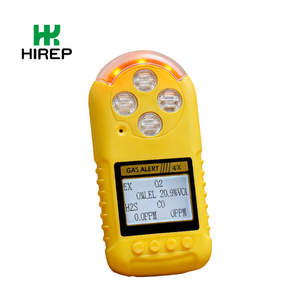 Detector de Gás de Segurança HIREP para Operação em Poços de Inspeção 0-100% LEL Detector Multigás para Monitoramento de EX O2 SO2 NO2 Metano em Aterros Sanitários - Product Image 1