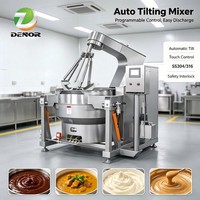 50L-1000L Fruitjam Chili Sauzen Jacketed Multi Cooker RVS Elektrische Kookketel Met Roerder Met Mixer