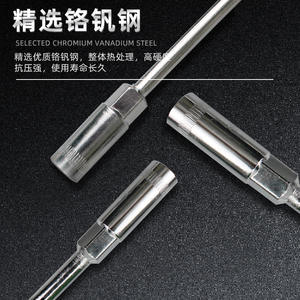 Ensemble d'outils manuels multifonctionnels triangulaires en Y pour moto, clé à douille extensible avec douille, produit complet - Product Image 4