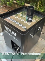 BESTYART/ TURBO JET FOG / Machine à brouillard LED spéciale pour scène verticale 3500w/220v ou 2500w/110v