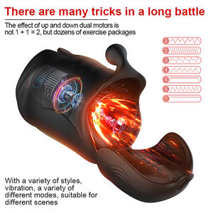 2021 yeni yetişkin ürünleri 10 modu silikon oyuncaklar skrotum masaj elektrik erkek mastürbasyon eğitmen erkekler için Masturbating - Product Image 2