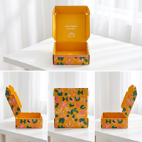 Caja de Regalo Rígida Corrugada Reciclable Ecológica de Color Personalizado con Laminación Mate y Grabado