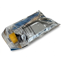 Enveloppes isothermes métalliques auto-extensibles avec mousse intérieure et fermeture éclair pour l'expédition en chaîne du froid