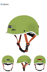 Fashion Cycling Helmet With Front Rear <strong>Lights</strong> Bike Helmet with USB Rechargeable <strong>Lights</strong> Urban Adjustable for Men Women - Product Image 6