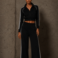 Veste zippée personnalisée pour femme, style sport, course en plein air, silhouette athlétique, vêtements de sport, tenue décontractée, mode, exercice, fitness