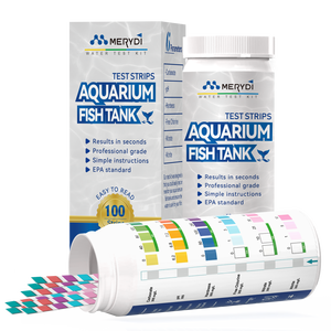 شرائط اختبار حوض السمك 6 في 1 للمياه لحوض أسماك المياه العذبة شرائط اختبار الأمونيا لحوض الأسماك - Product Image 5
