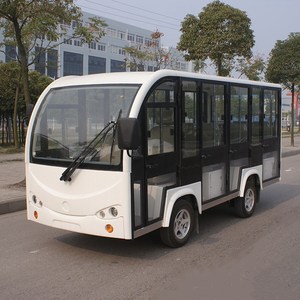 Bus électrique de tourisme 11 places, cabine fermée, pour visites de propriétés et transport en station balnéaire - Product Image 1