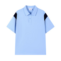 Fabricants de vêtements nouveauté personnalisé 100% coton mâle pour col polo mode 220 grammes T-shirt à manches courtes solide Patte