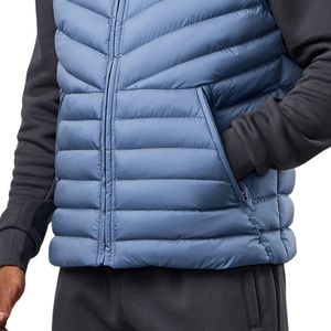 Chaqueta Acolchada con Capucha para Hombre, Color Azul Acero, Cierre Completo, Ligera, Aislante, para Invierno, Deportiva, Térmica - Product Image 6