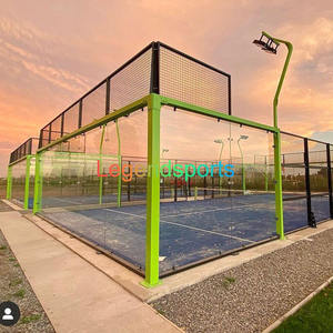 Legendsports Deportes Interiores o Exteriores Espesor 12mm Profesional Panorámico <span class=keywords><strong>Comprar</strong></span> Padel Court - Product Image 3