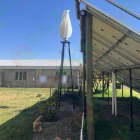 Système de générateurs éoliens à axe vertical en spirale triphasé à usage domestique 3000W 5000W 10000W 15KW à faible régime pour la production d'énergie