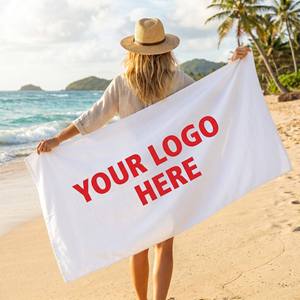RPET Quick Dry Oversized Custom Lightweight Super Absorbent Large Sand Free Eco Friendly <b>Microfiber</b> <b>Beach</b> <b>Towels</b> - Product Image 1