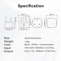 Adaptor Charger Dinding Universal UK Plug 3 Pin Dengan 1/2/3 Port USB Untuk Pengisian Daya iPhone Samsung 5V 1A 2A 3A Charger Ponsel