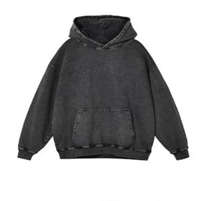 เสื้อฮู้ดพิมพ์ลายวินเทจแบบฟอกสีสไตล์แอซิดสโตน ทรงโอเวอร์ไซส์ ผ้าหนา สำหรับผู้ชาย ฤดูใบไม้ร่วง ฤดูหนาว - Product Image 6