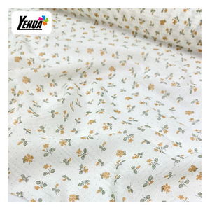 <strong>Double</strong> Layers Crepe 100% Cotton Fabric <strong>Gauze</strong> Crinkled Muslin Plain Fabric for Baby Bedding and Swaddle - Product Image 2