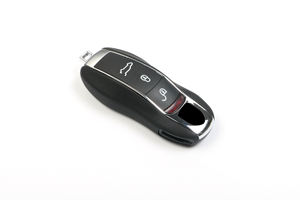 Carcasa de llave de cuero genuino para Porsche <span class=keywords><strong>Macan</strong></span> 718 Panamera 911 Cayenne Cayman Boxster tipo nuevo y antiguo - Product Image 3