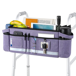 Bolsa Colgante Multicolor para Silla de Ruedas de Ancianos, Suministros Térmicos de Almacenamiento para Rehabilitación y Terapia - Product Image 3