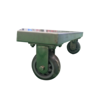 Carretilla de Plataforma de Acero Inoxidable 304, Carretilla de Mano con Plataforma Plana, Carro de Mano Plano