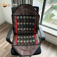 Jiwan Lejia – Coussin chauffant en L personnalisé pour dossier de chaise, tapis de massage en pierre rouge pour salon de direction – Vente en gros