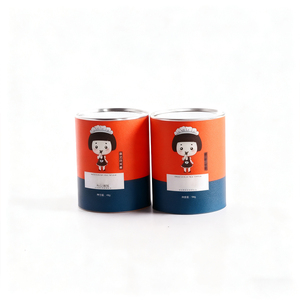 Tùy Chỉnh Cấp Thực Phẩm Ống Giấy Với Bề Mặt Dập Nổi Xi Lanh Tròn Rỗng Bao Bì Bền Vững Cho Trà Cà Phê Thực Phẩm Không Khí Chặt Chẽ Nắp - Product Image 3