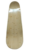Planche de skateboard en érable du Nord-Est canadien et bambou de 31 et 32 pouces, planche longue personnalisée avec design artistique sur mesure