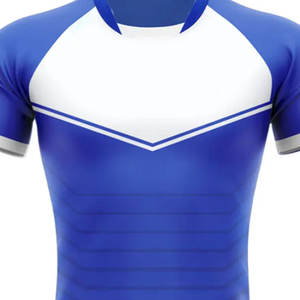 เสื้อรักบี้คุณภาพสูง ผลิตจากวัสดุที่ดีที่สุด ระบายอากาศได้ดี แห้งเร็ว ออกแบบลายแบบซับลิเมชั่นตามสั่ง สำหรับผู้ใหญ่ - Product Image 3