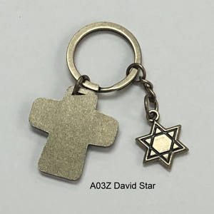 พวงกุญแจอัลฟาซีรีส์รูปดาว2.5มม. พวงกุญแจห่วงหนาพวงกุญแจงานฝีมือทำจากโลหะสำหรับกระเป๋าเป้สะพายหลัง - Product Image 2