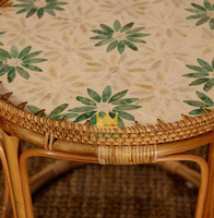 Table basse en rotin tressé vietnamien avec plateau en nacre, design moderne pour salon, hôtel, villa, mobilier de maison