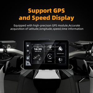 Pantalla Portátil Impermeable de 6.25 Pulgadas con Bluetooth para Motocicleta, GPS, CarPlay Inalámbrico, Pantalla con Android Auto para Moto - Product Image 2