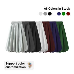 Custom OEM Balloon Hem Midi <strong>Skirt</strong>, High Waist A-Line <strong>Parachute</strong> <strong>Skirt</strong> for Women - Product Image 2