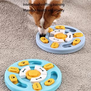Wholesale Plastic Cartoon Interactive <b>Sliding</b> Module Slow Feeders Puzzle Bowl for Dogs-Mental Enrichment & Training - Product Image 5