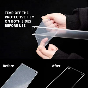 1-4 Tier Acrylic hiển thị đứng bền hiển thị giá cho cupcake nước hoa búp bê trong suốt hình thang Mù hộp lưu trữ Kệ - Product Image 3