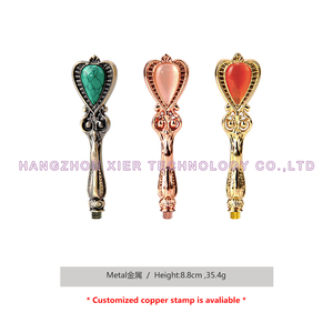 Cao Cấp Kim Loại Sáp Con Dấu Tem Xử Lý Với Có Thể Tháo Rời Vàng Kết Thúc Cây Đũa Phép Thay Thế Cho Phong Bì Quản Lý - Product Image 2