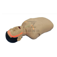 Mannequin CPR-L demi-corps pour la RCP et l'intubation - avec circulation sanguine, visualisation du flux sanguin, simulateur de RCP, modèle humain