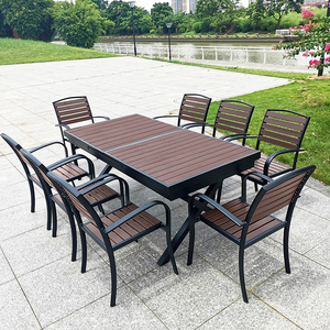 Juego de Mesa y Sillas de Jardín Extensible 2026, Muebles de Exterior, Mesa Larga para Comer, 8 Sillas - Product Image 2