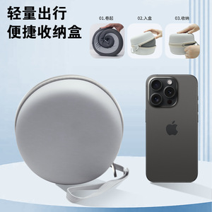 Oreiller de voyage en mousse à mémoire de forme en forme de U, gris, pour utilisation en avion - Product Image 2