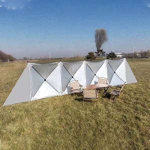 Paravientos Plegable Impermeable y Resistente al Viento para Acampar al Aire Libre, Cuadrado, Individual, para las Cuatro Estaciones, para Comer y Hacer Barbacoas - Product Image 2