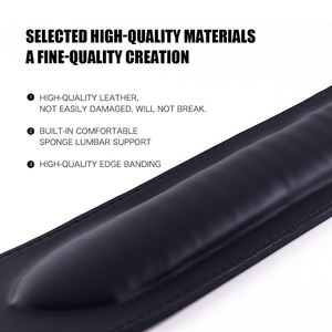 Fuerte cinturón de levantamiento de pesas ajustable para uso unisex-Cinturón de gimnasio y entrenamiento para sentadillas, levantamiento de pesas con soporte para espalda - Product Image 4