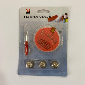 Mnj Mini Portable Plastic <b>Needle</b> <b>Threader</b> Seam Ripper 12-Piece Travel Kit for Sewing Craft - Product Image 1